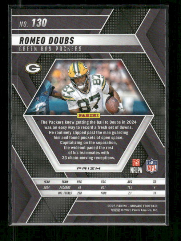 Romeo Doubs - 2025 Mosaic Football - Mosaic Prizm