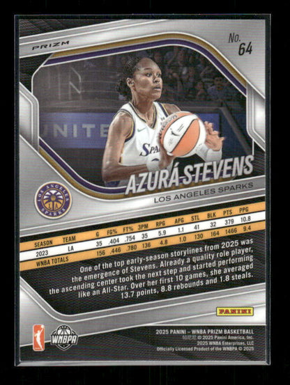 Azura Stevens - 2025 Prizm WNBA - WNBA Logo Prizm