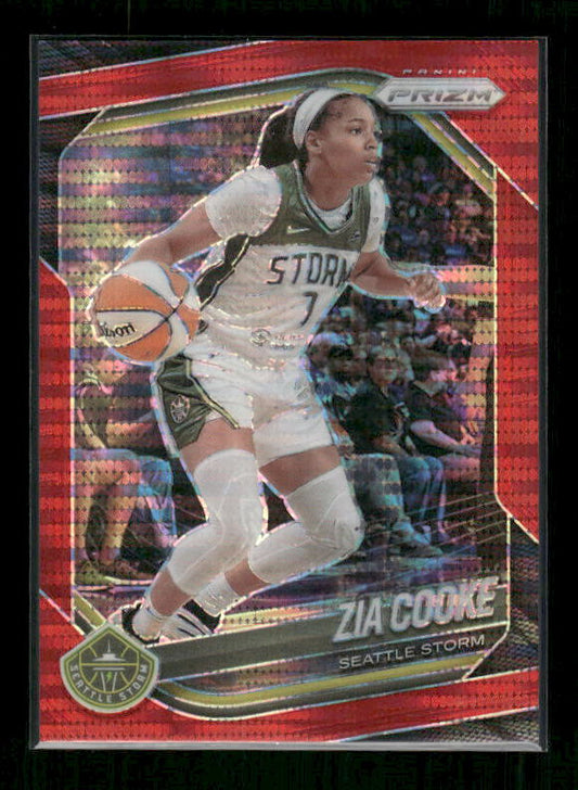 Zia Cooke - 2025 Prizm WNBA - Red Pulsar /299
