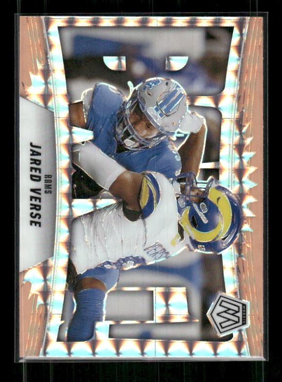 Jared Verse - 2025 Mosaic Football - Orange Fluorescent Bang