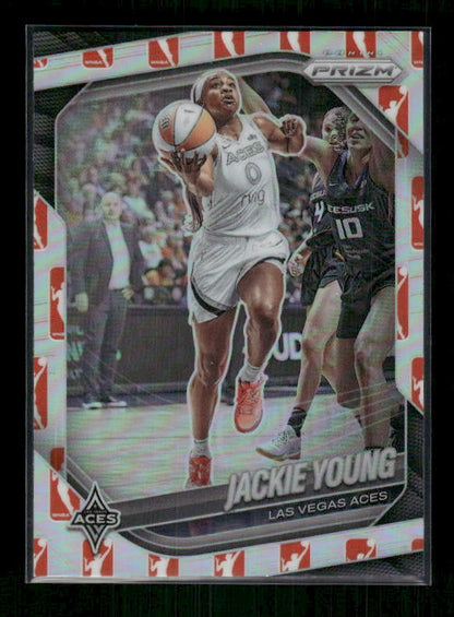 Jackie Young - 2025 Prizm WNBA - WNBA Logo Prizm