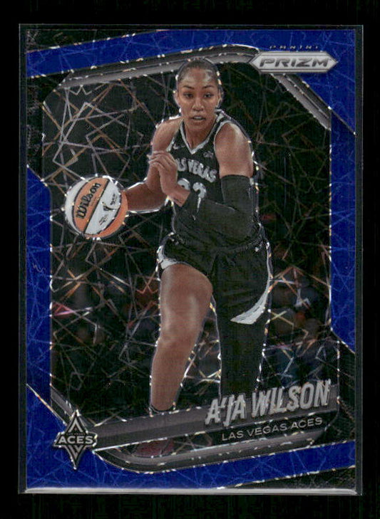 A'Ja Wilson - 2025 Prizm WNBA - Blue Velocity