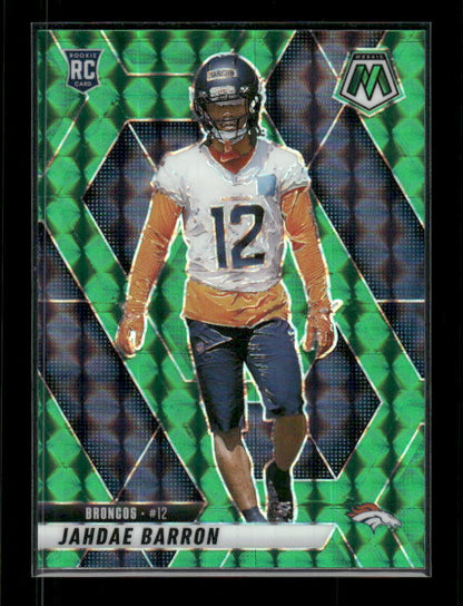 Jahdae Barron - 2025 Mosaic Football - Green Mosaic - Rookie