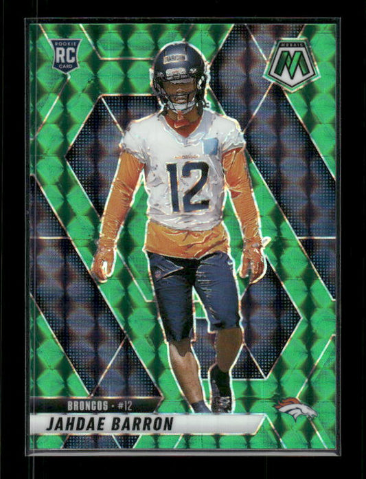 Jahdae Barron - 2025 Mosaic Football - Green Mosaic - Rookie