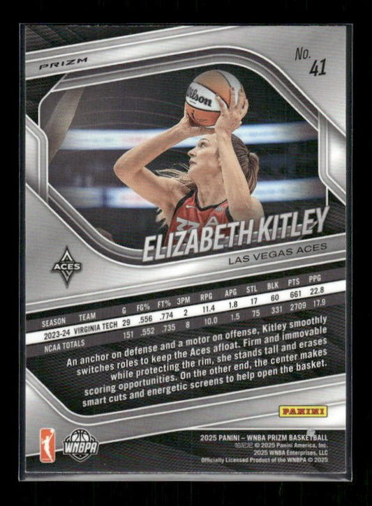 Elizabeth Kitley - 2025 Prizm WNBA - WNBA Logo Prizm