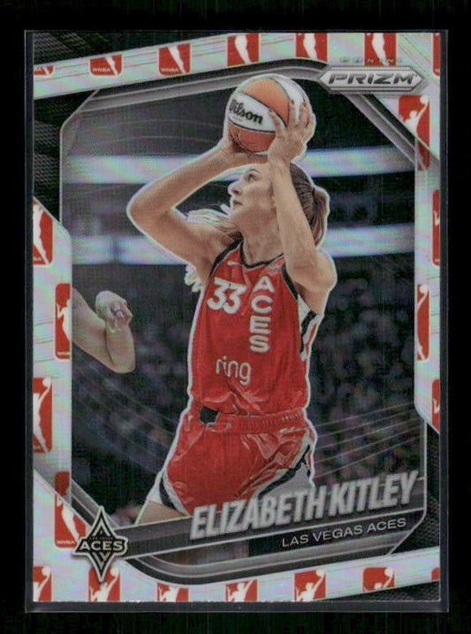 Elizabeth Kitley - 2025 Prizm WNBA - WNBA Logo Prizm
