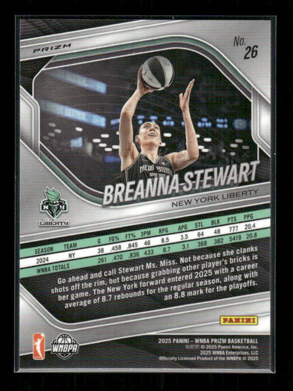 Breanna Stewart - 2025 Prizm WNBA - WNBA Logo Prizm