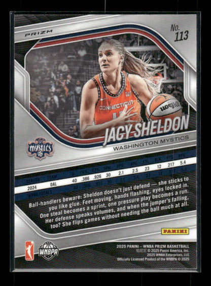 Jacy Sheldon - 2025 Prizm WNBA - Ice Prizm