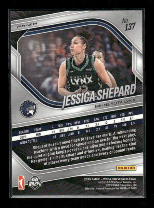 Jessica Shepard - 2025 Prizm WNBA - WNBA Logo Prizm