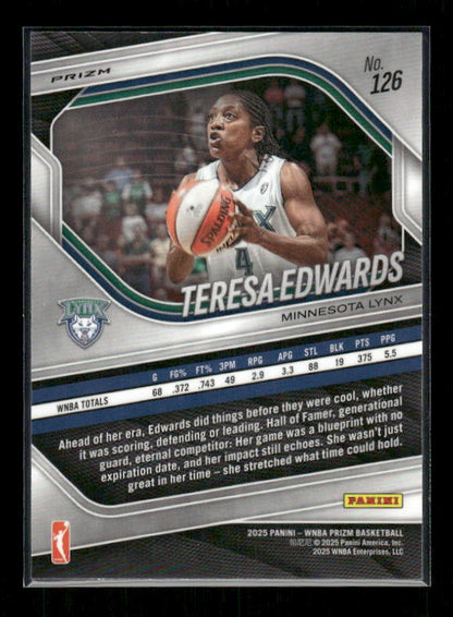 Teresa Edwards - 2025 Prizm WNBA - WNBA Logo Prizm