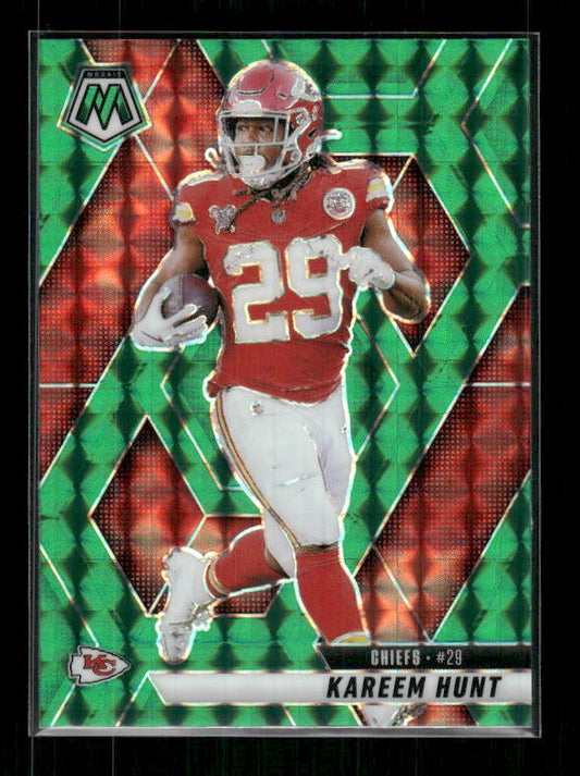 Kareem Hunt - 2025 Mosaic Football - Green Mosaic