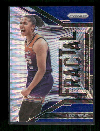 Alyssa Thomas - 2025 Prizm WNBA - Fractal Blue Pulsar /199