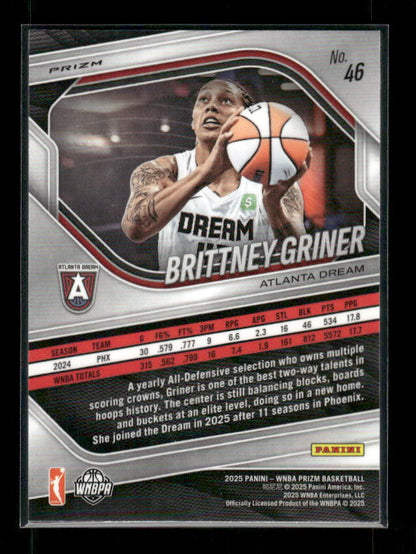 Brittney Griner - 2025 Prizm WNBA - Ice Prizm