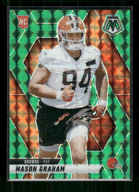 Mason Graham - 2025 Mosaic Football - Green Mosaic - Rookie