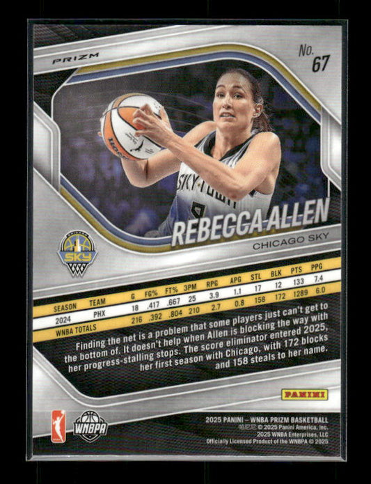 Rebecca Allen - 2025 Prizm WNBA - Ice Prizm