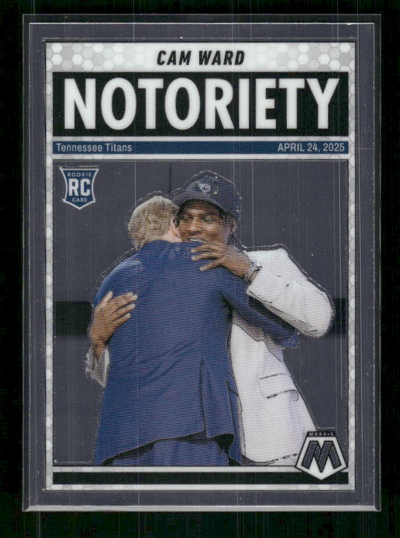 Cam Ward - 2025 Mosaic Football - Notoriety - Rookie