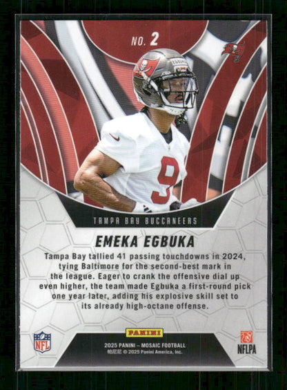Emeka Egbuka - 2025 Mosaic Football - Elevate - Rookie