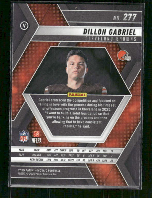 Dillon Gabriel - 2025 Mosaic Football - Rookie Variation