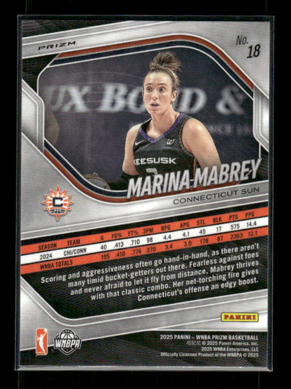 Marina Mabrey - 2025 Prizm WNBA - Ice Prizm