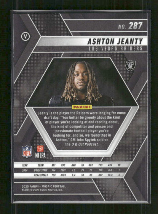 Ashton Jeanty - 2025 Mosaic Football - Rookie Variation