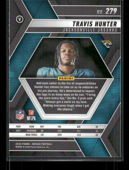 Travis Hunter - 2025 Mosaic Football - Rookie Variation