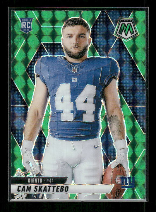 Cam Skattebo - 2025 Mosaic Football - Green Mosaic - Rookie Variation