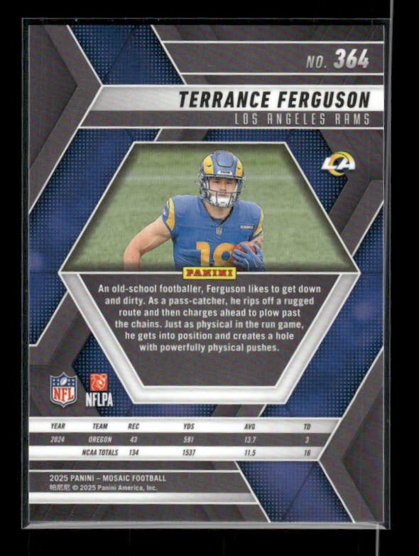 Terrance Ferguson - 2025 Mosaic Football - Rookie