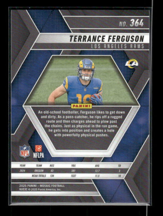 Terrance Ferguson - 2025 Mosaic Football - Rookie
