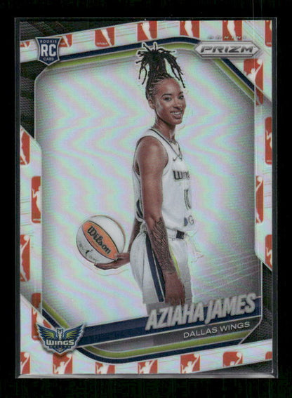 Aziaha James - 2025 Prizm WNBA - WNBA Logo Prizm - Rookie Variation