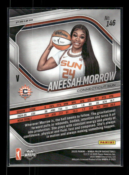 Aneesah Morrow - 2025 Prizm WNBA - WNBA Logo Prizm - Rookie Variation