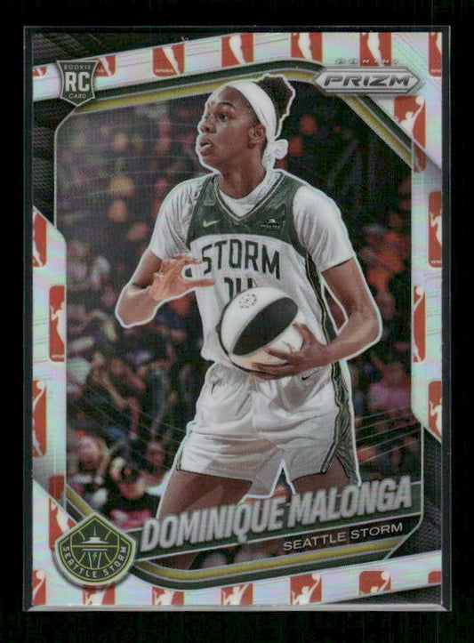 Dominique Malonga - 2025 Prizm WNBA - WNBA Logo Prizm - Rookie