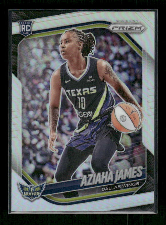 Aziaha James - 2025 Prizm WNBA - Silver Prizm - Rookie