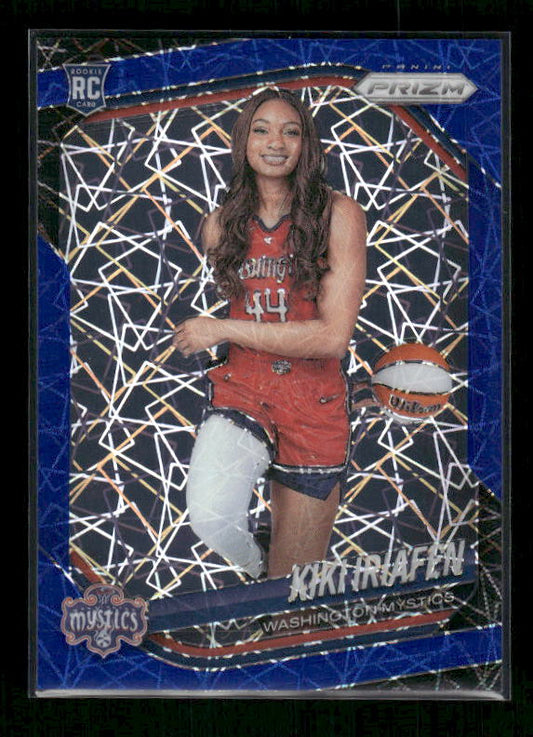 Kiki Iriafen - 2025 Prizm WNBA - Blue Velocity - Rookie