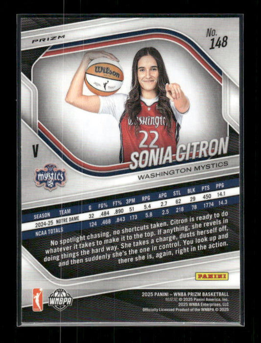 Sonia Citron - 2025 Prizm WNBA - Green Prizm - Rookie Variation
