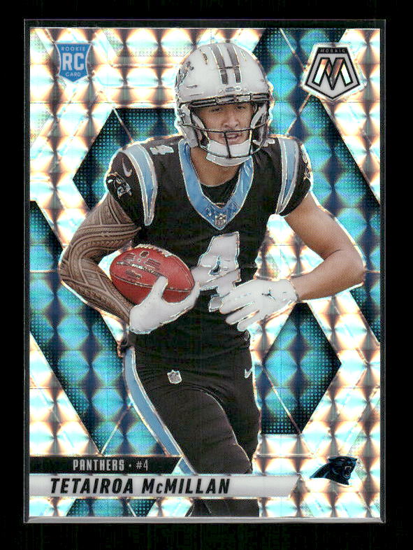 Tetairoa McMillan - 2025 Mosaic Football - Silver Mosaic - Rookie