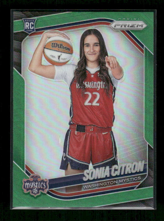 Sonia Citron - 2025 Prizm WNBA - Green Prizm - Rookie Variation