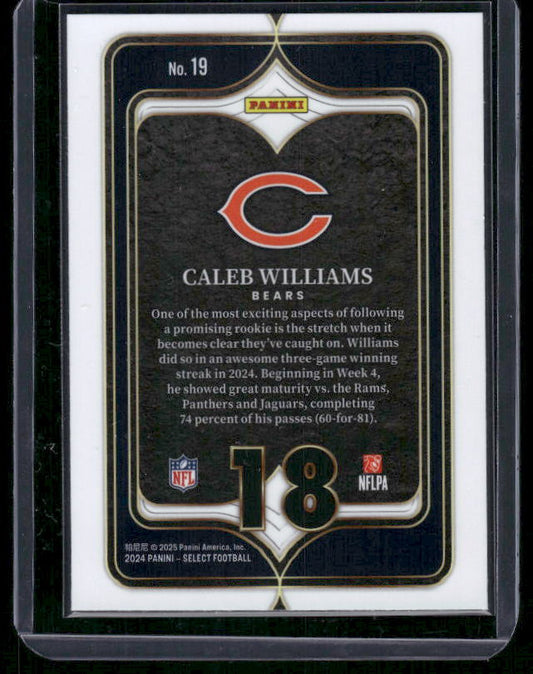 Caleb Williams - 2024 Select Football - Numbers - Rookie