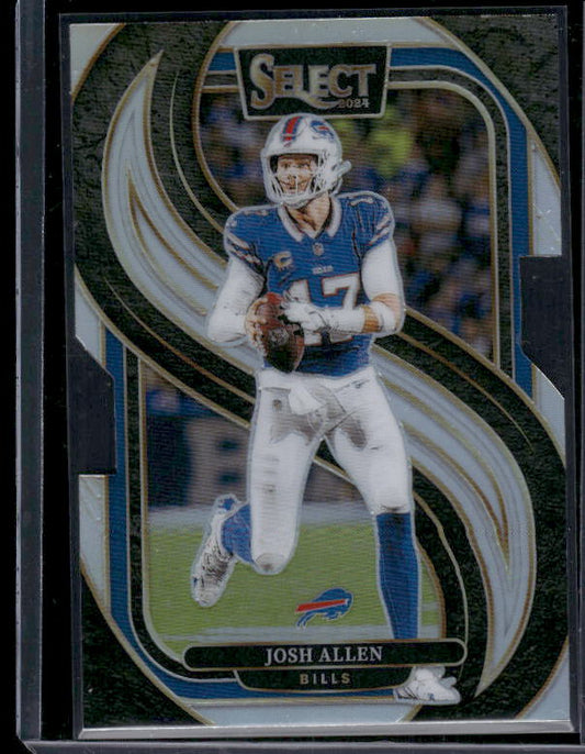 Josh Allen - 2024 Select Football - Silver Die-Cut - Premier Level