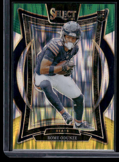 Rome Odunze - 2024 Select Football - Green / Yellow Shock - Concourse
