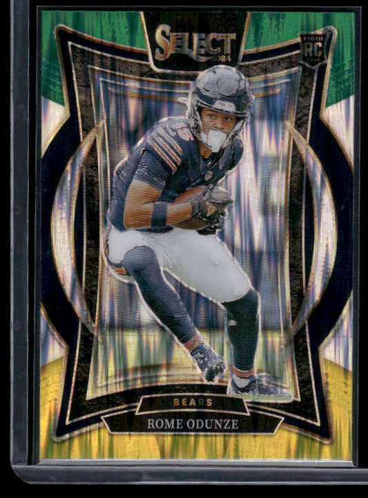 Rome Odunze - 2024 Select Football - Green / Yellow Shock - Concourse