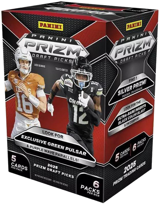 2025 Panini Prizm Draft Picks College Football Blaster Box