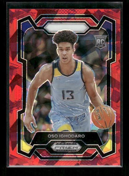 Oso Ighodaro - 2024 Panini Prizm Draft Picks - Prizms Red Ice - Rookie