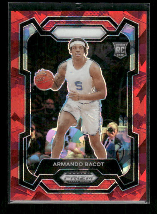 Armando Bacot - 2024 Panini Prizm Draft Picks - Prizms Red Ice - Rookie
