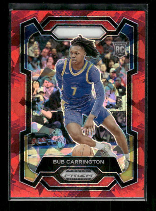 Bub Carrington - 2024 Panini Prizm Draft Picks - Prizms Red Ice