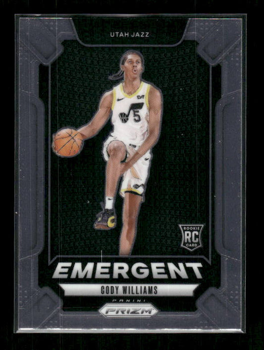 Cody Williams - 2024-25 Panini Prizm - Emergent