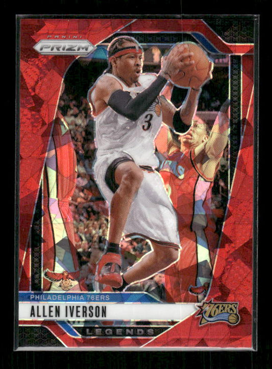 Allen Iverson - 2024-25 Panini Prizm - Prizms Red Ice