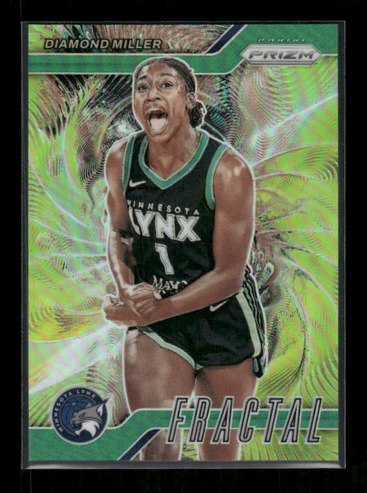 Diamond Miller - 2024 Panini Prizm WNBA - Fractal - Rookie