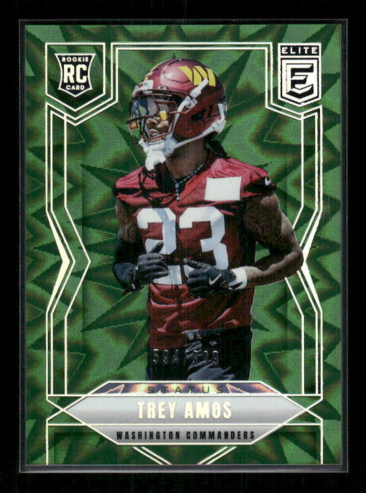 Trey Amos - 2025 Donruss Elite - Status Explosion /999 - Rookie