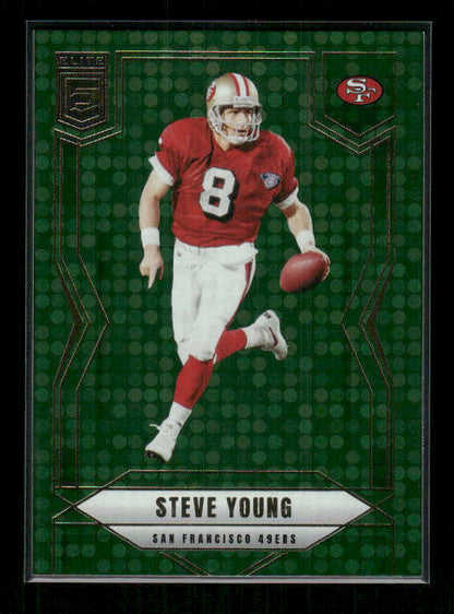Steve Young - 2025 Donruss Elite - Green Disco