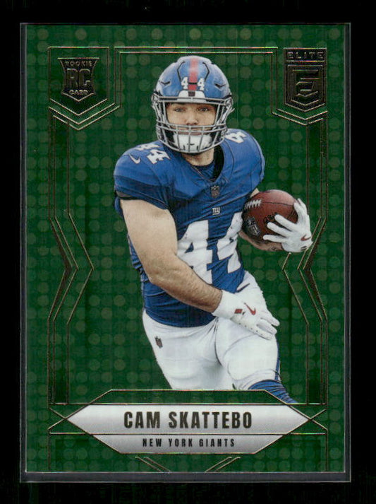 Cam Skattebo - 2025 Donruss Elite - Green Disco - Rookie